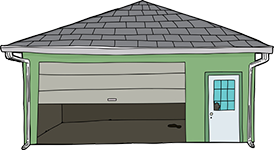 Repair broken garage doors Waukesha